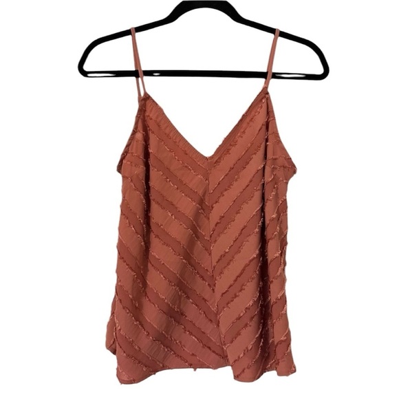 Free People Intimately Fade Away V Neck Cami Chevron Textured XS - Picture 9 of 9